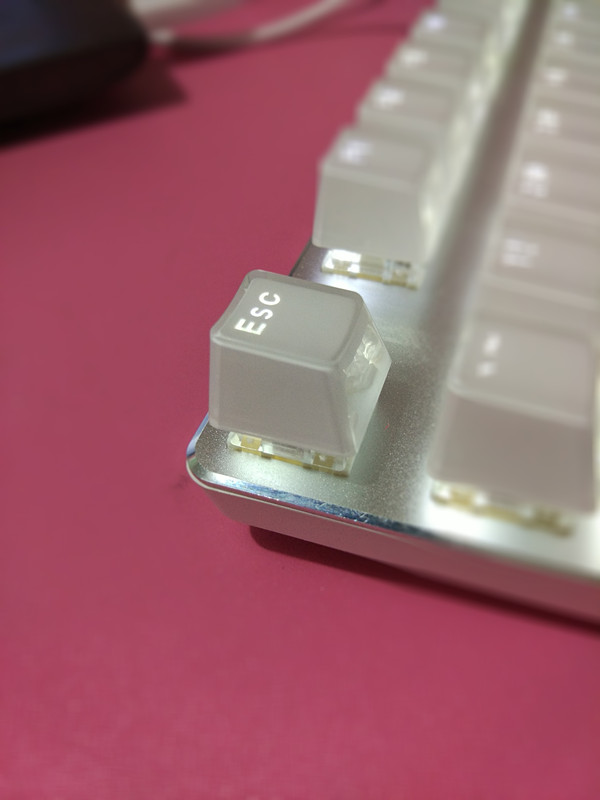 雷柏v500键盘按一下有两下反应,雷柏机械键盘v500合金版87键