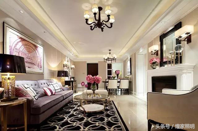 美式简约灯,美式轻奢灯暖色