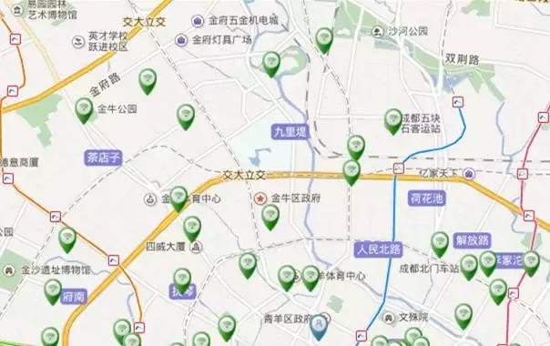 成都市免费wifi接入点,成都免费wifi区域
