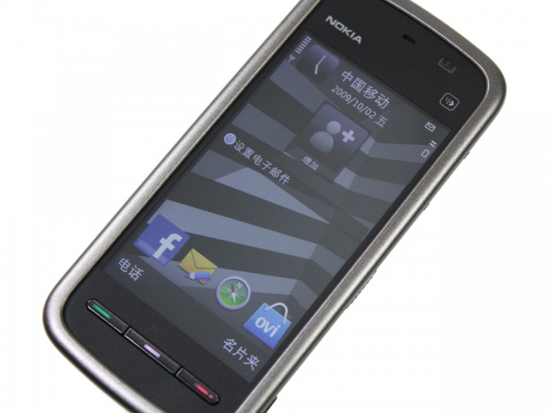 2009-2012年的老手机诺基亚,2009年诺基亚全屏手机5230