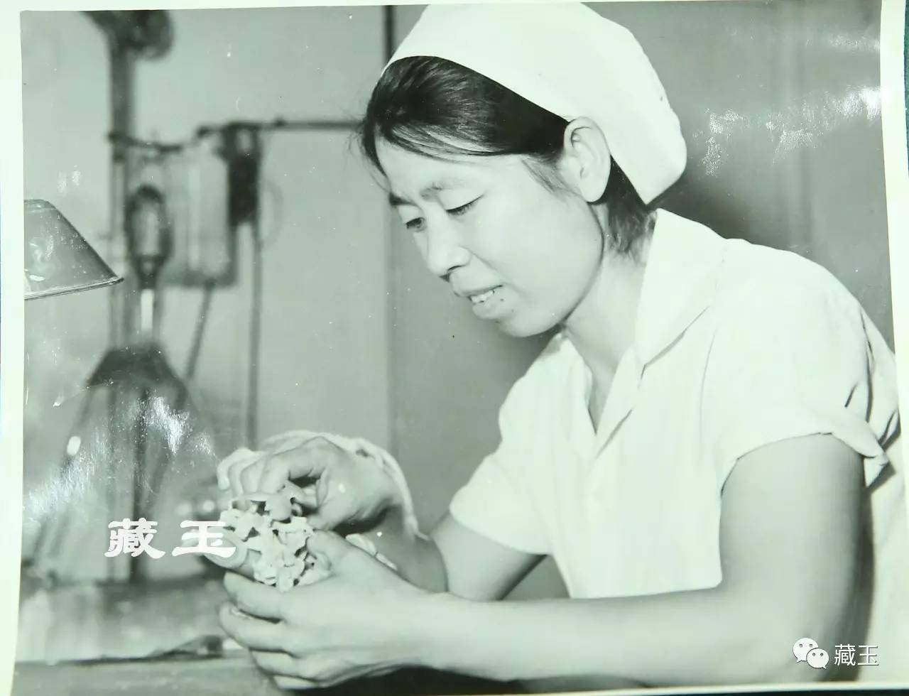 北京老字号老照片,八十年代的老玉器厂