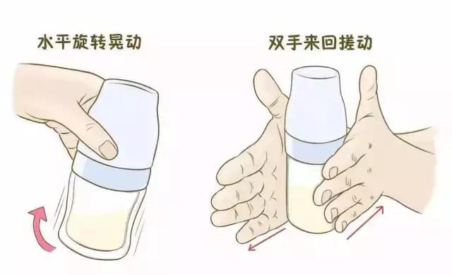 冲奶瓶姿势,泡奶粉的正确冲奶方法