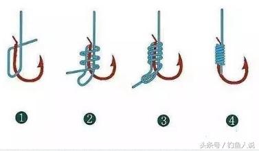 钓鱼常用的快速绑鱼钩方法,钓鱼高手都在使用的绑鱼钩方法