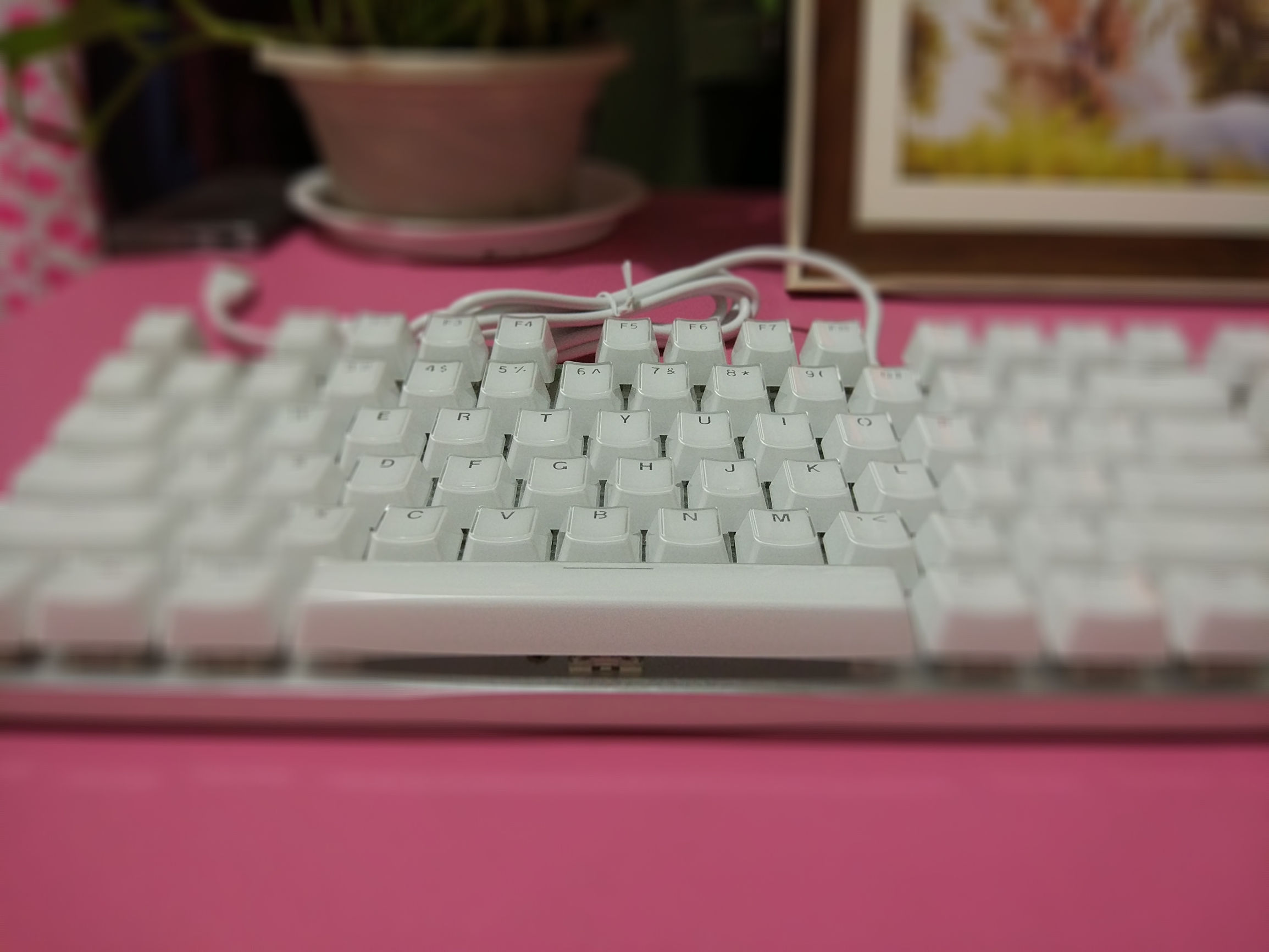 雷柏v500键盘按一下有两下反应,雷柏机械键盘v500合金版87键