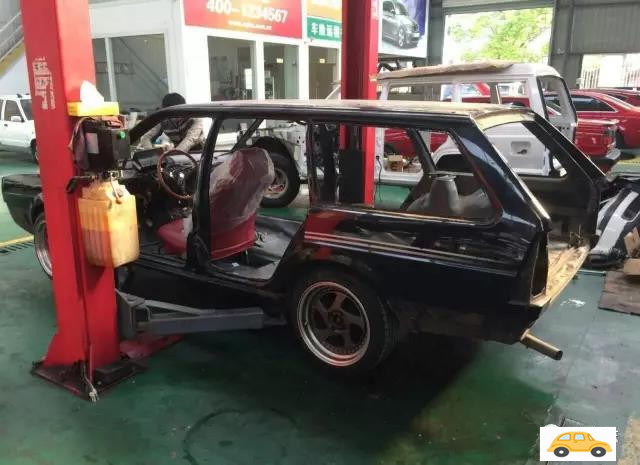 大众桑塔纳汽车修复翻新,大众新桑塔纳修复漆