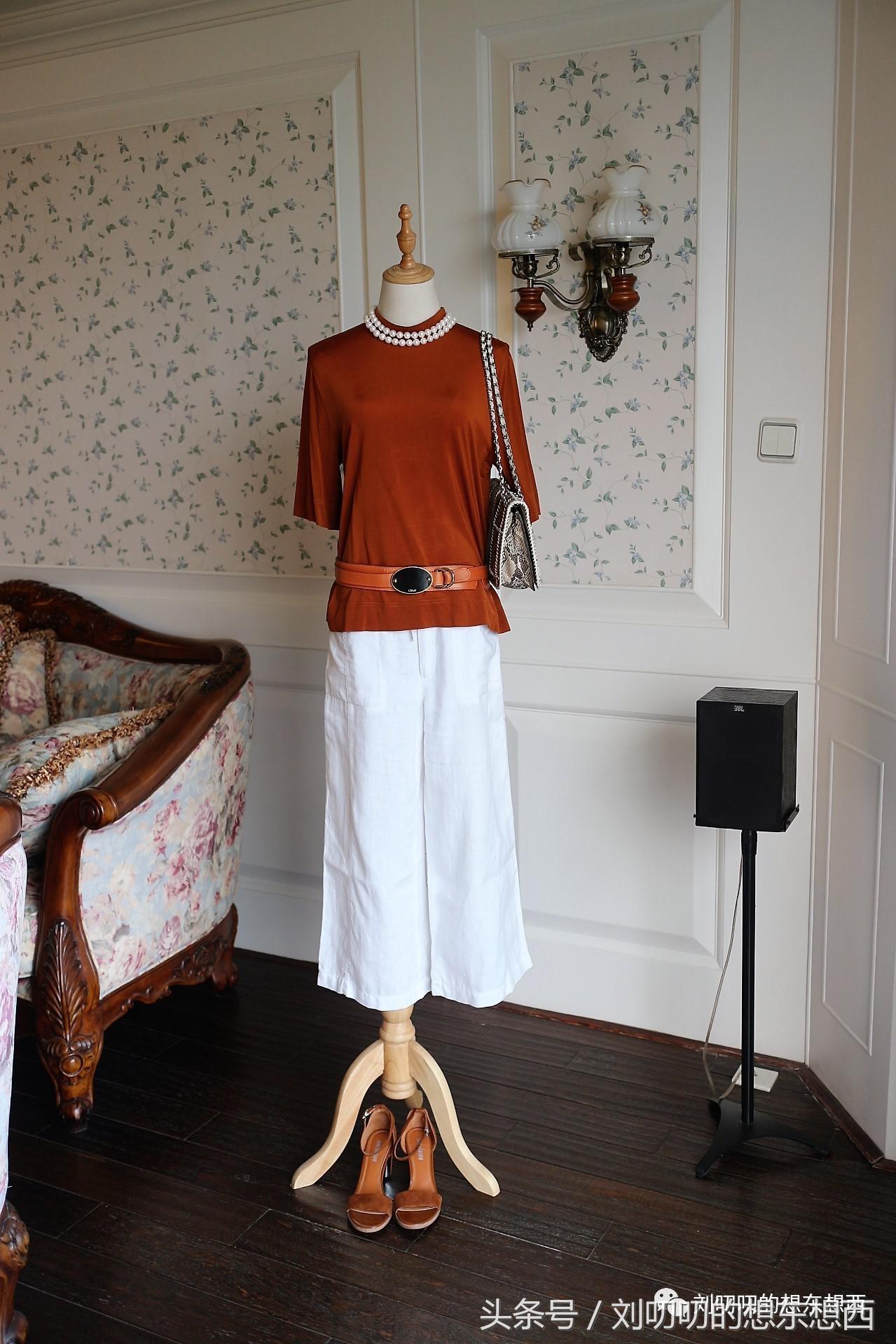 重磅棉T恤潮款,小众纯色t恤韩版