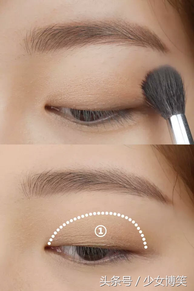 单眼皮超简单日常眼妆,单眼皮怎么让眼妆看起来干净好看