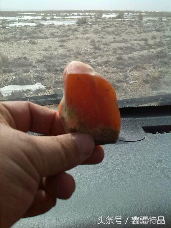 去新疆戈壁滩上捡金丝玉石头视频,宝石光金丝玉戈壁滩
