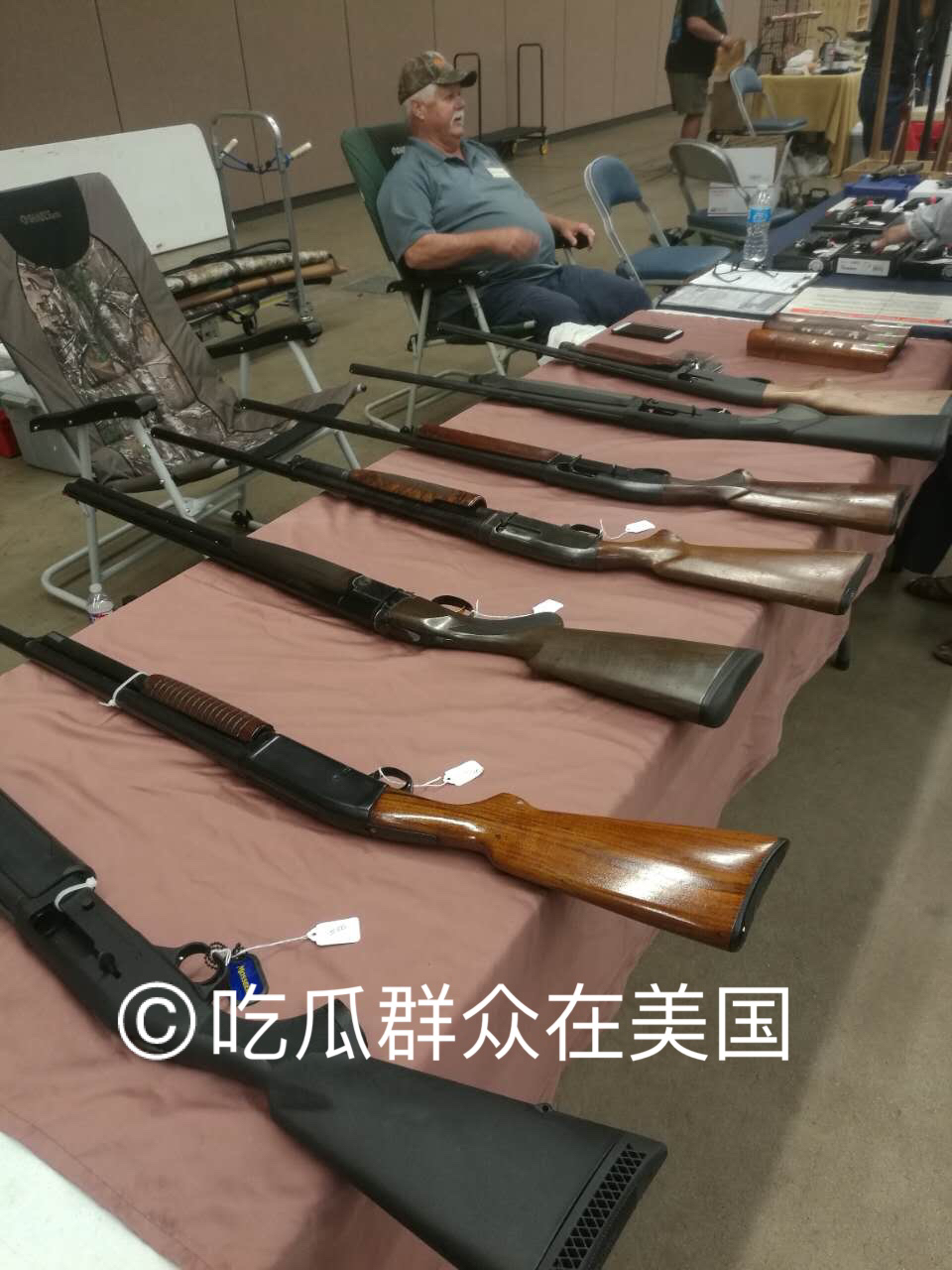 美国佛罗里达州枪展,在美国逛枪展