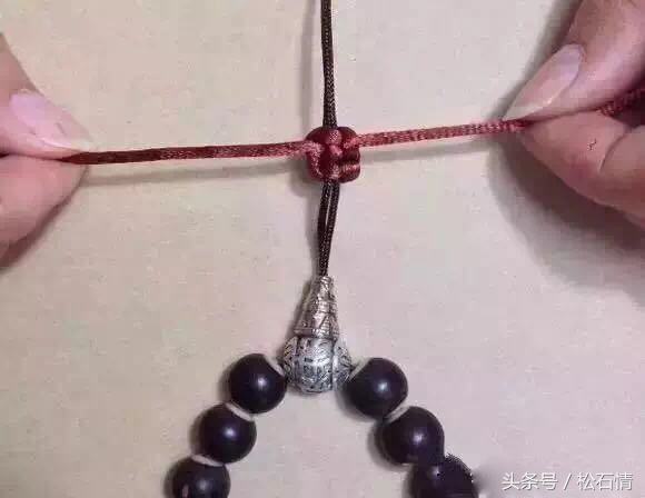 手串佛珠葫芦打结方法,佛珠手串葫芦怎么打结收尾