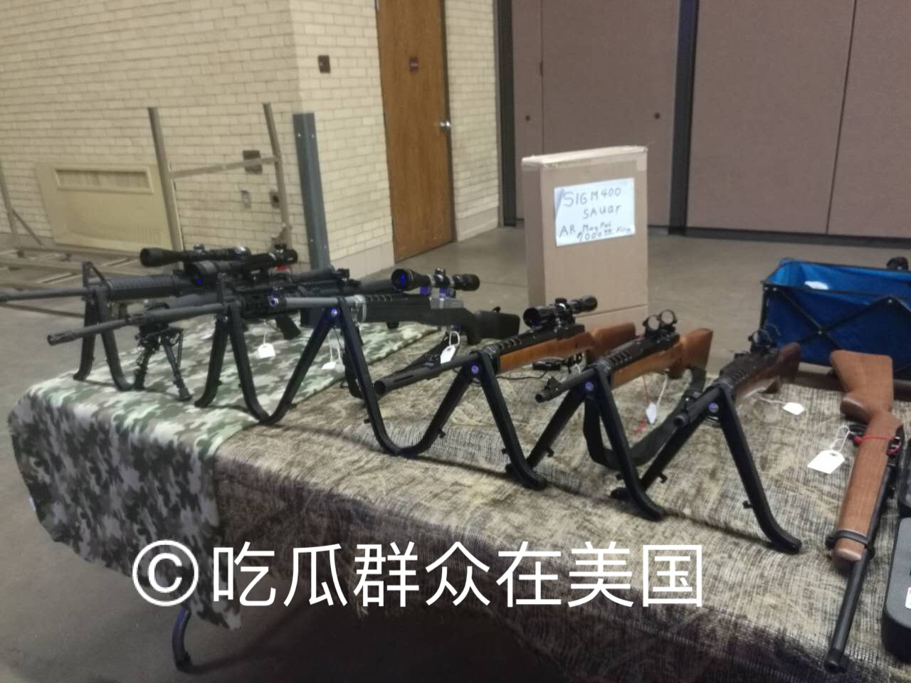 美国佛罗里达州枪展,在美国逛枪展