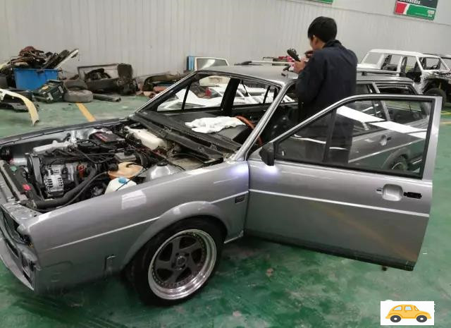 大众桑塔纳汽车修复翻新,大众新桑塔纳修复漆