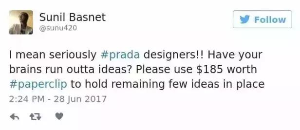 Prada卖185美刀的回形针被群嘲,那你让LV、爱马仕、superme怎么办?