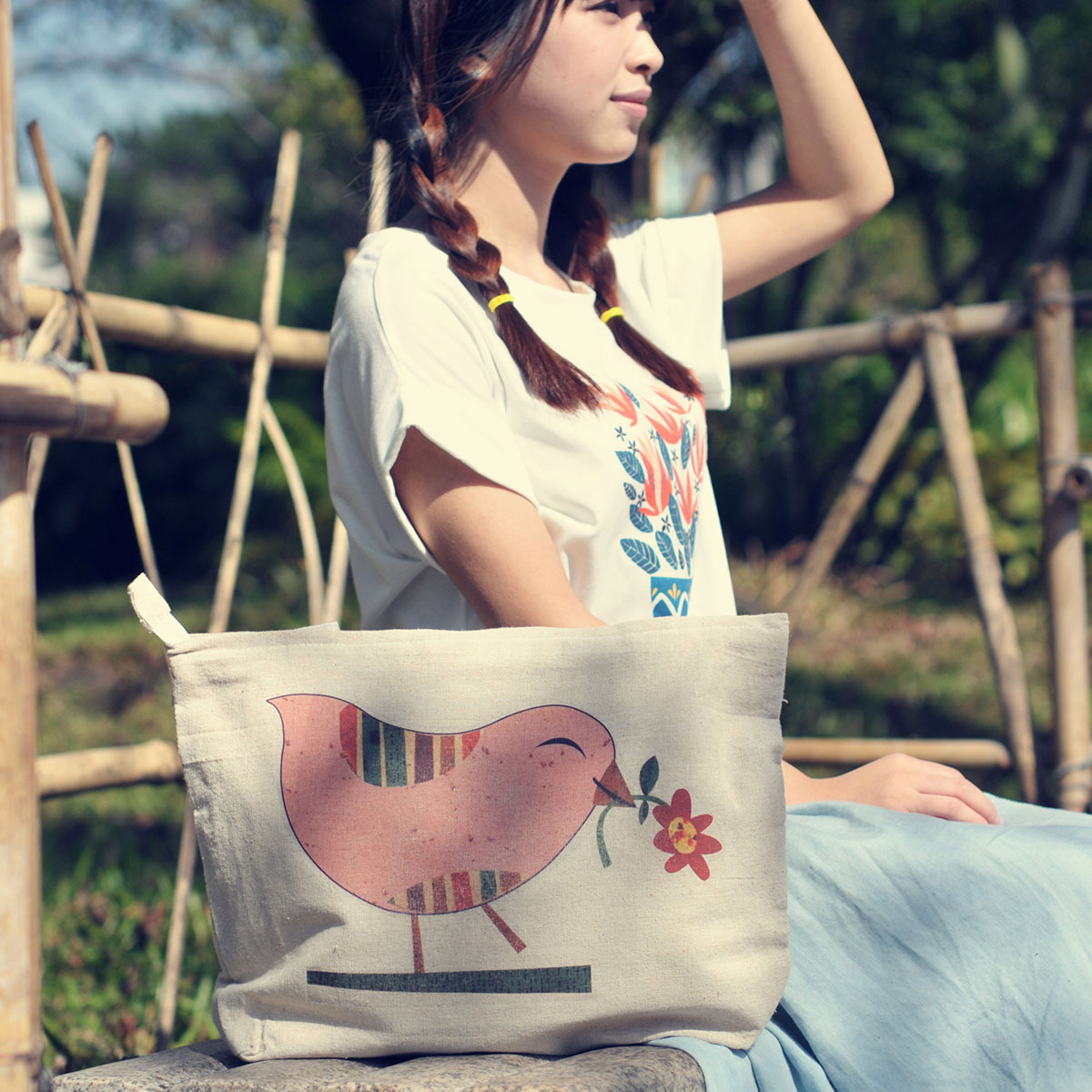 帆布包简单耐脏,好洗的帆布包