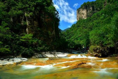 焦作旅游青龙峡风景图,焦作青龙峡风景区瀑布