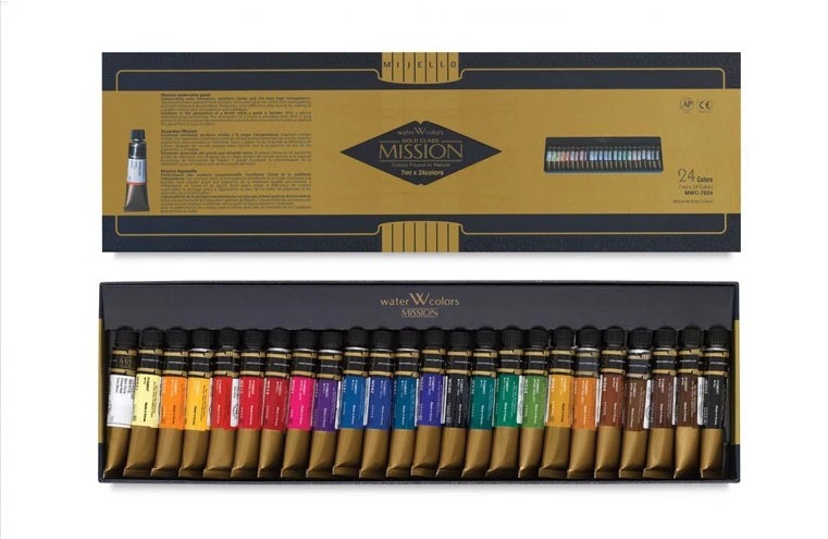 水彩颜料选择入门颜料,水彩颜料的真正用法