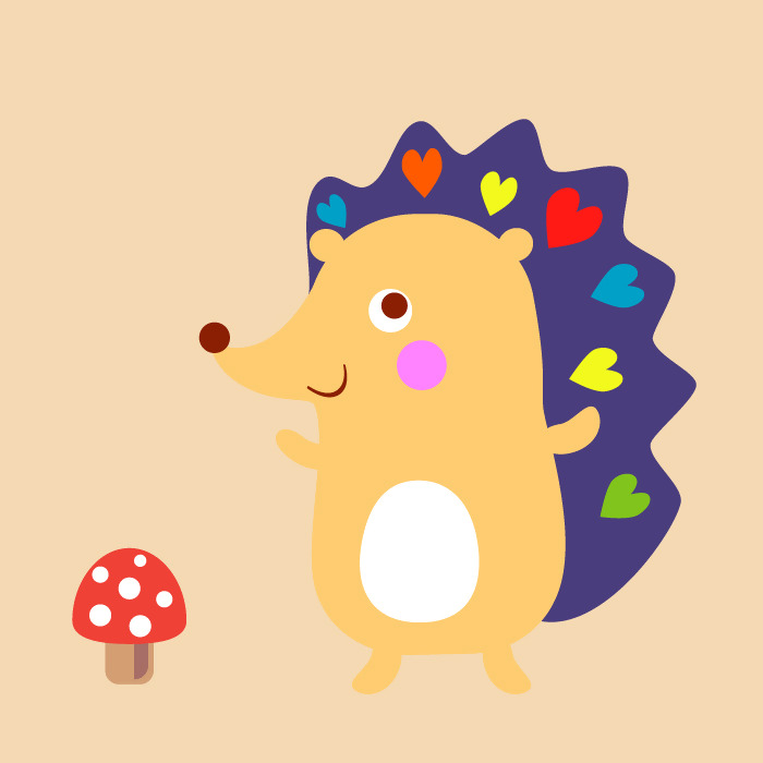 刺猬拥抱广告,两只刺猬拥抱