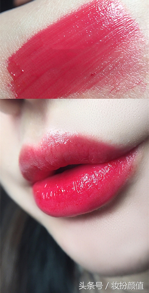 mac棒棒糖水光镜面唇釉108,mac棒棒糖试色foreverdarling