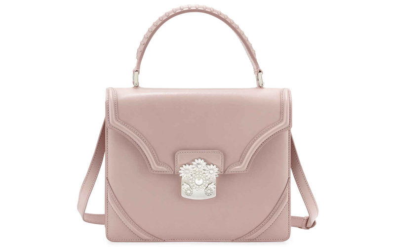 芬迪FENDI女士红色牛皮卡包,芬迪包包经典款迷你手袋