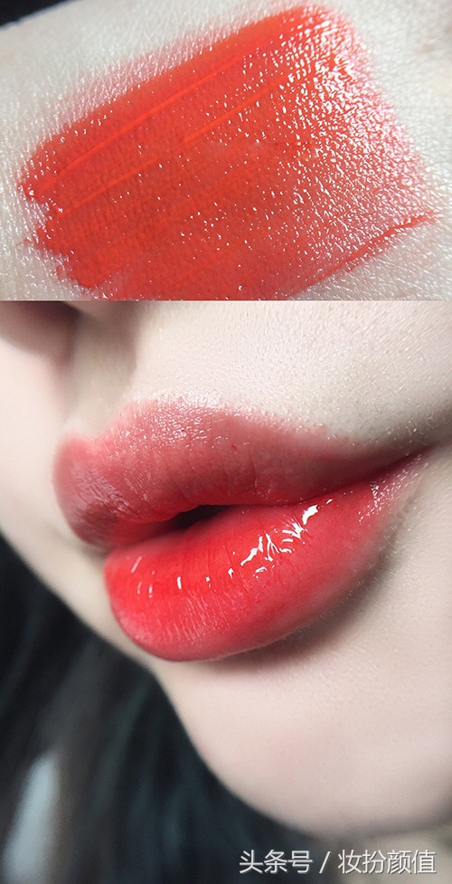 mac棒棒糖水光镜面唇釉108,mac棒棒糖试色foreverdarling