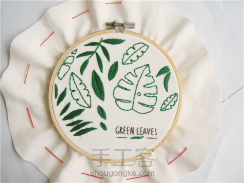 盛夏季，为你心爱的小物上绣上一片嫩绿