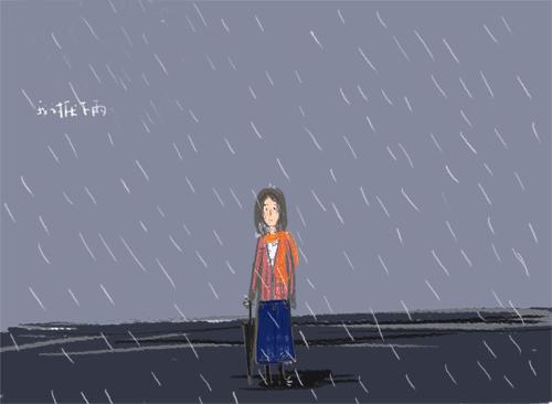 艾特扬州人,拜托!时尚的人都已经在雨天拗起造型了,你却还在躲雨