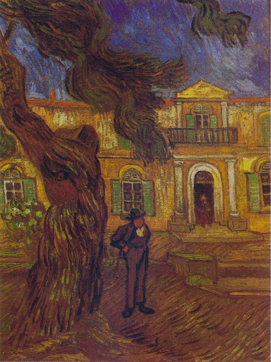 梵高圣玛丽海景,梵高圣玛丽海景画中人