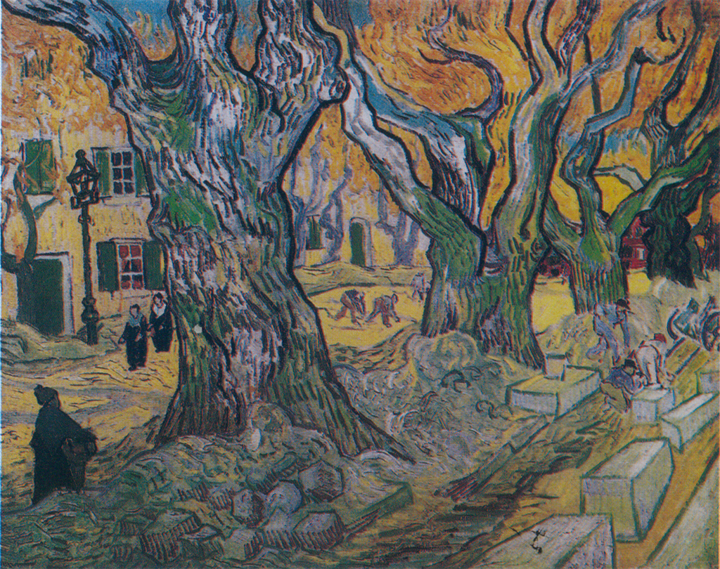 梵高圣玛丽海景,梵高圣玛丽海景画中人