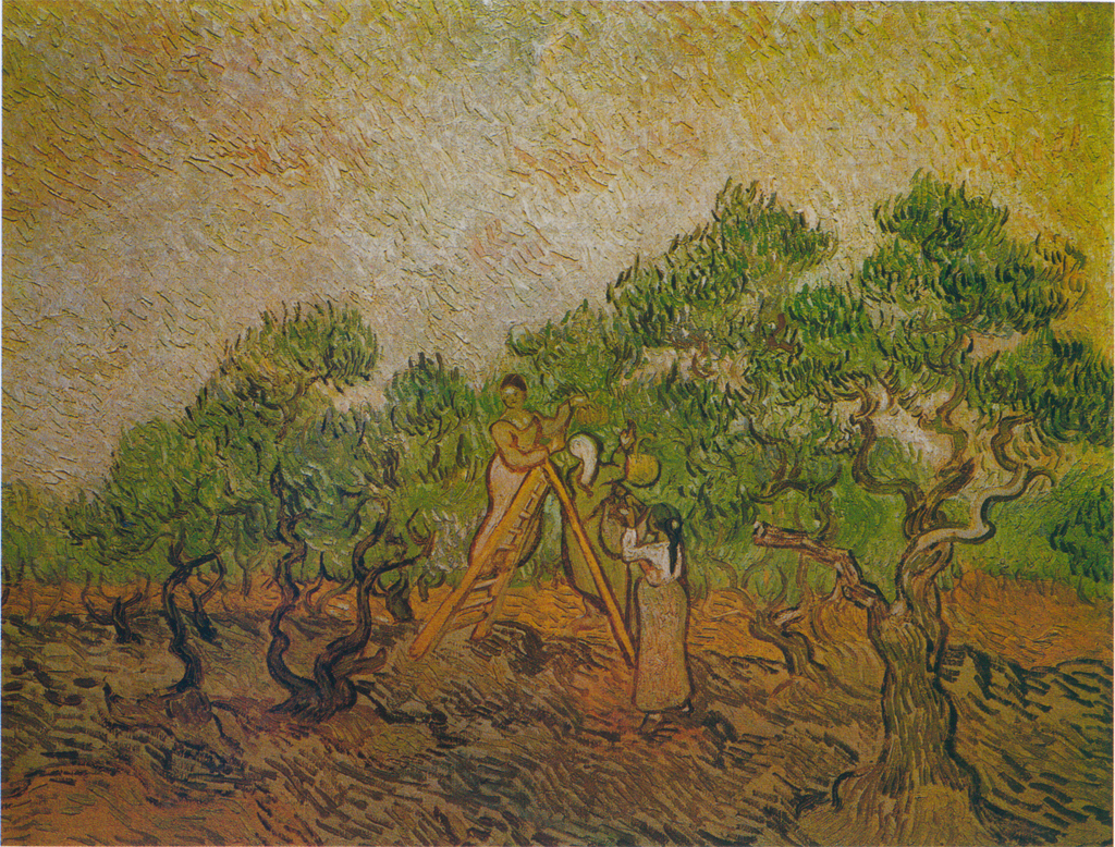 梵高圣玛丽海景,梵高圣玛丽海景画中人