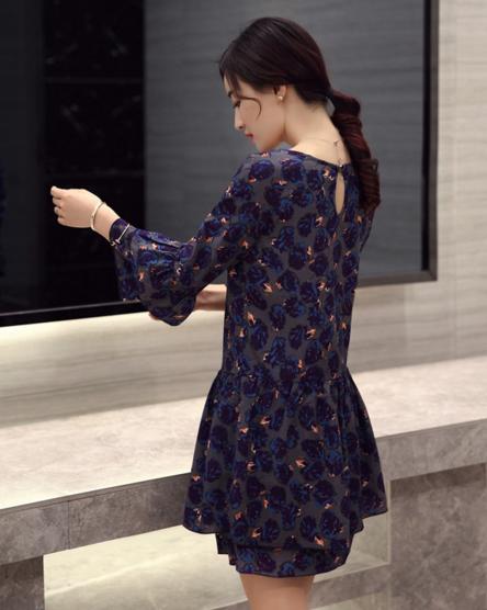 优雅气质高端的连衣裙雪纺,春秋雪纺连衣裙气质高级感轻奢