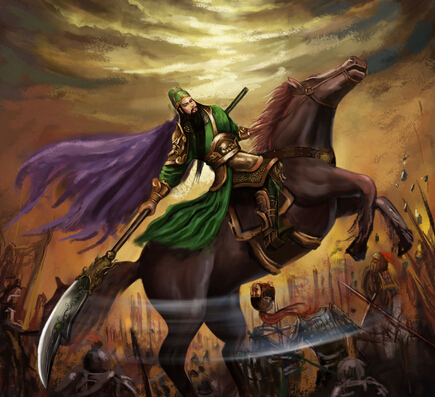 一把青龙偃月刀,胯下赤兔马,也是古代*男美**子的他妻子是谁