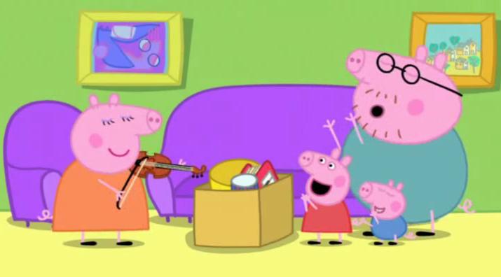 动画片粉红猪英文版,粉红猪动画片英文