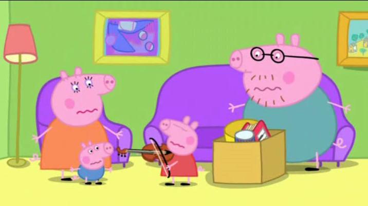动画片粉红猪英文版,粉红猪动画片英文