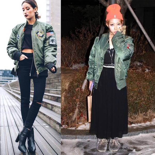 飞行夹克MA-1,早春必备的一件单品