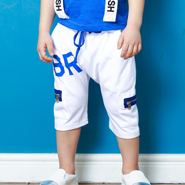 男童潮款七分裤高级感,秋天最流行男孩的休闲裤窄版