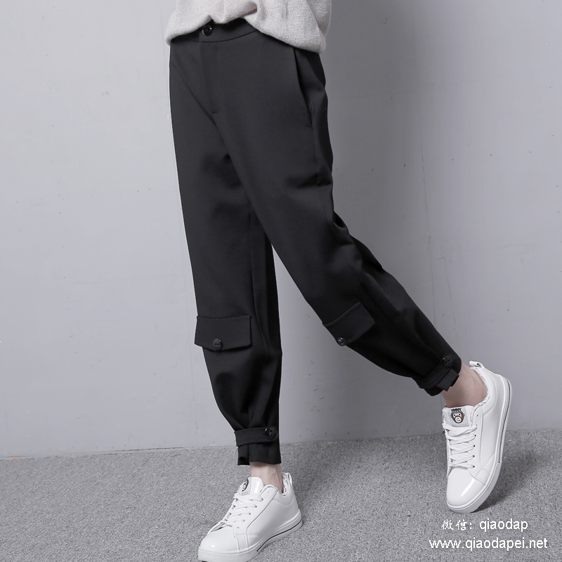 休闲裤男款夏季腿粗,运动散腿休闲裤女款