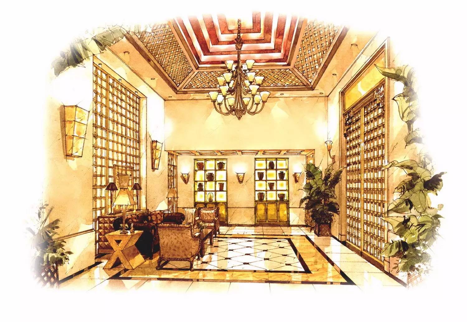 天空下的小雏菊绘画水彩,天空下的绘画作品