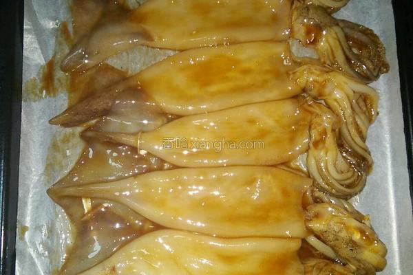 烤鱿鱼须烤箱,烤箱小乌贼