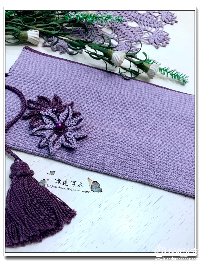 抽绳钩针束口收纳包,钩针钩的收纳包的钩法