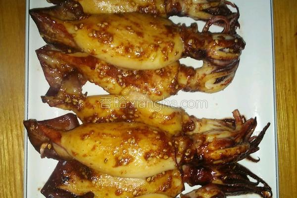 烤鱿鱼须烤箱,烤箱小乌贼
