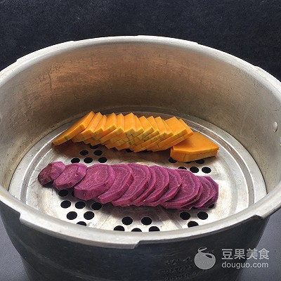 椰蓉紫薯球轻食,紫薯南瓜球