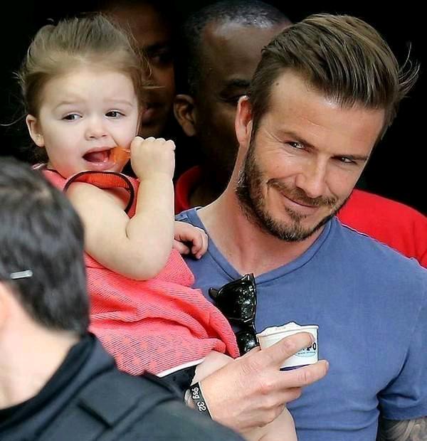 贝克汉姆：给你一个女儿，你能温暖整个世界