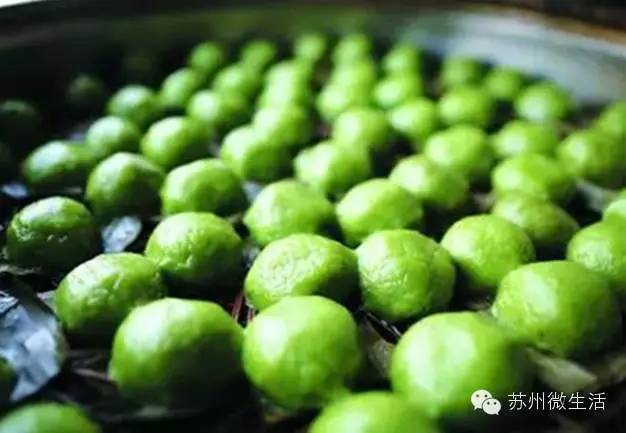 苏州特色时令青团子上市,苏州正宗青团子