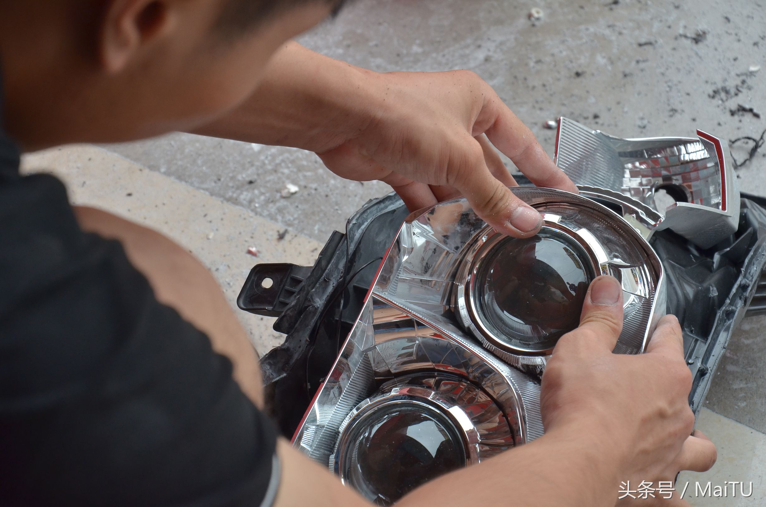 最强的普拉多,普拉多灯光演示