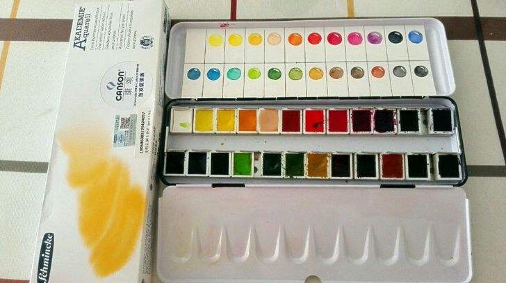 水彩颜料选择入门颜料,水彩颜料的真正用法