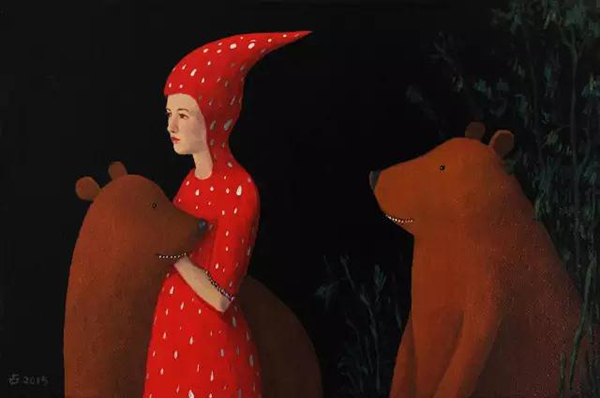 画家张占占：黑夜里的童话世界，孤独也可以温暖