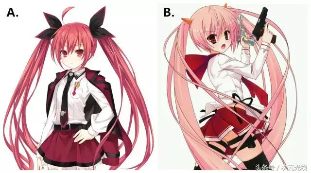 二次元中那些让你分不清的角色，你认识几个？快来试试这份卷子你能得到几分？｜次元光线