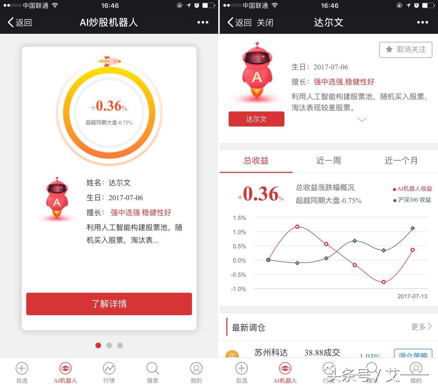 壹眼富：中国首款专注于AI股票分析的APP