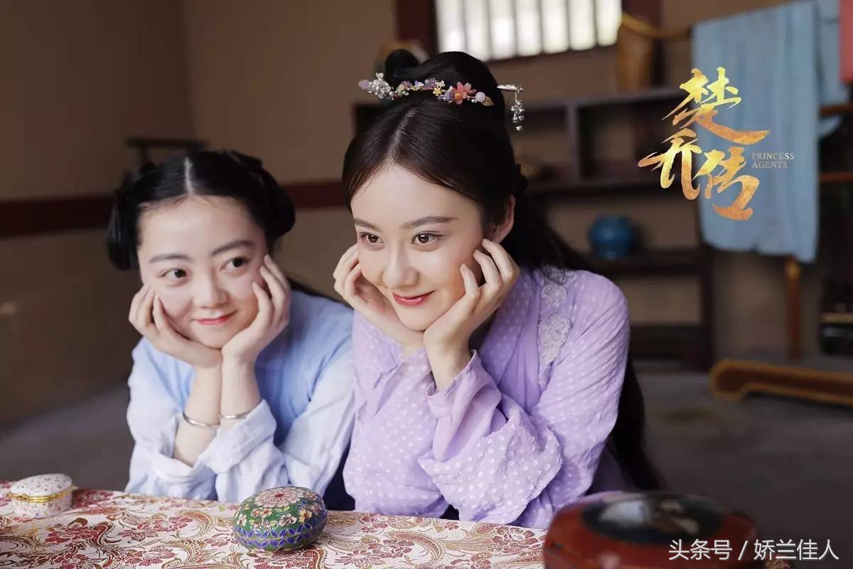 楚乔传李沁装扮比赵丽颖华贵,楚乔传天天向上林更新赵丽颖李沁