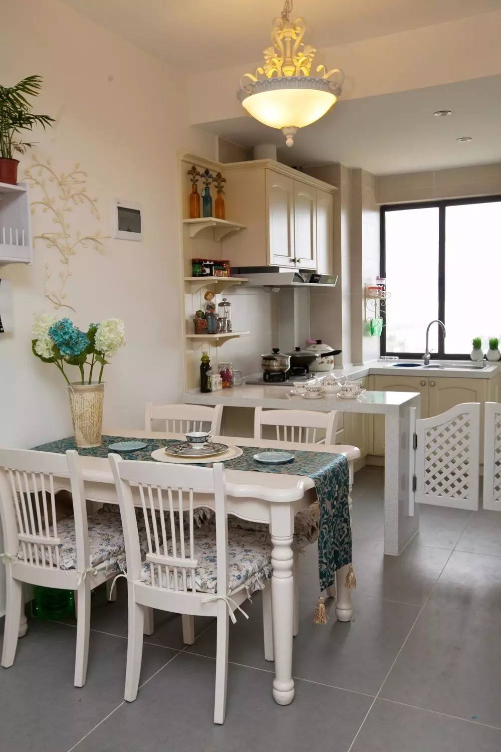 家庭餐厅屏风设计,客餐厅简易屏风